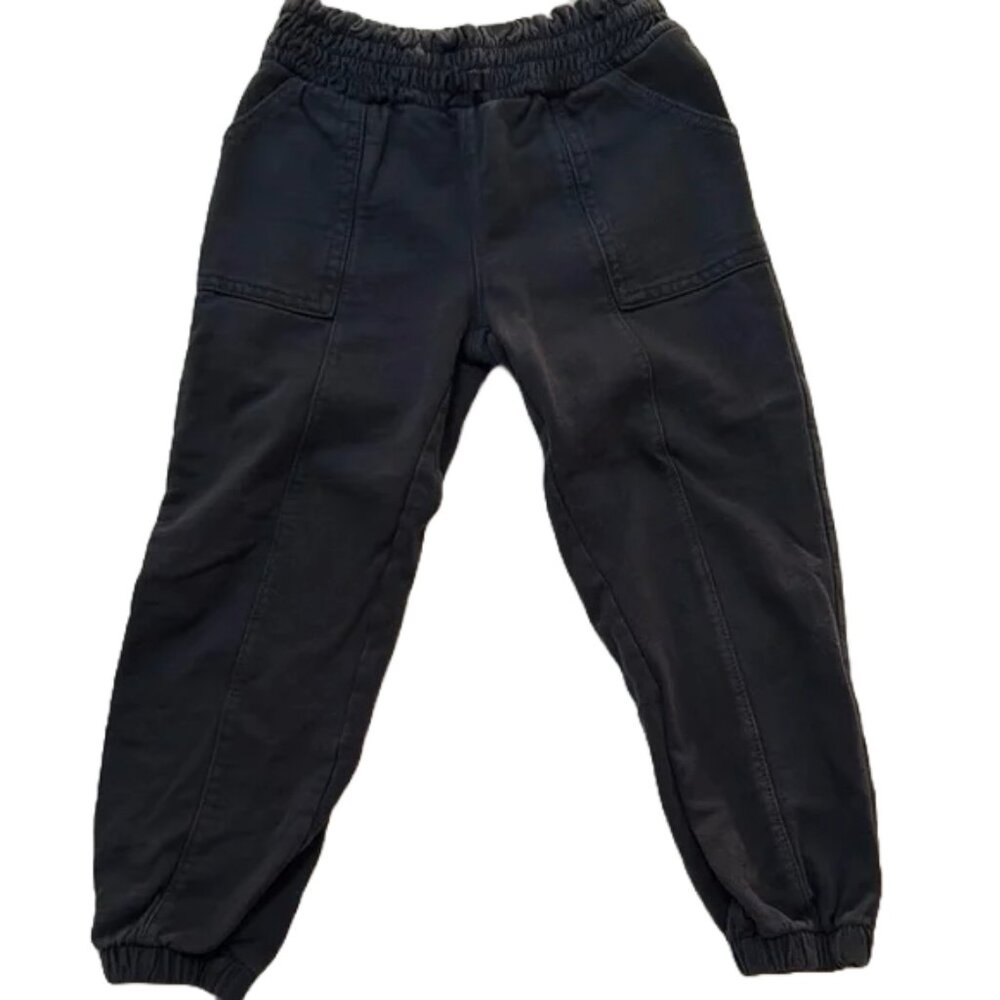 Carter's Dark Blue Sweatpants with Elastic Waistband and Cuffs